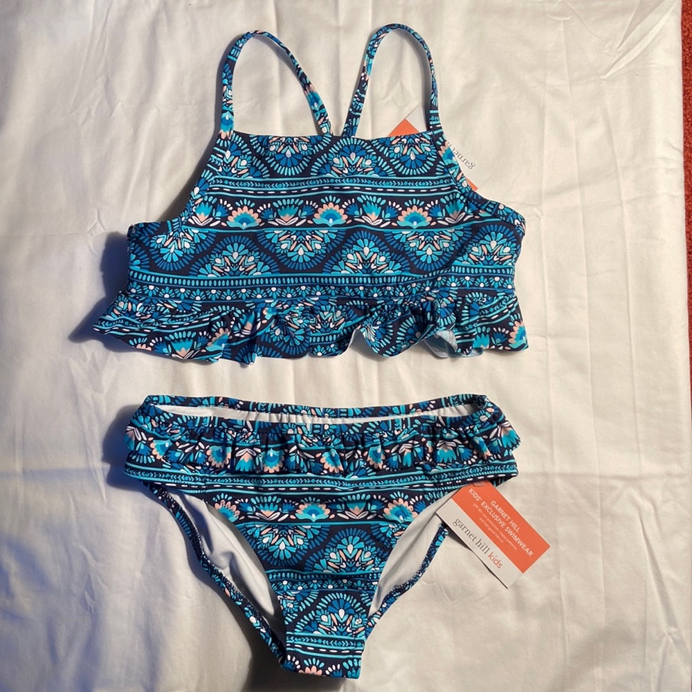 NWT Garnet Hill Kids Bathing Suit